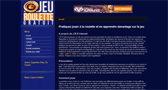 Desktop Screenshot of jeuroulettegratuit.com